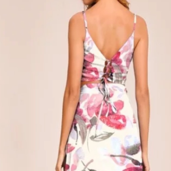 NEW Preppy Classy Floral Chic Dinner Date Set - Picture 4 of 4